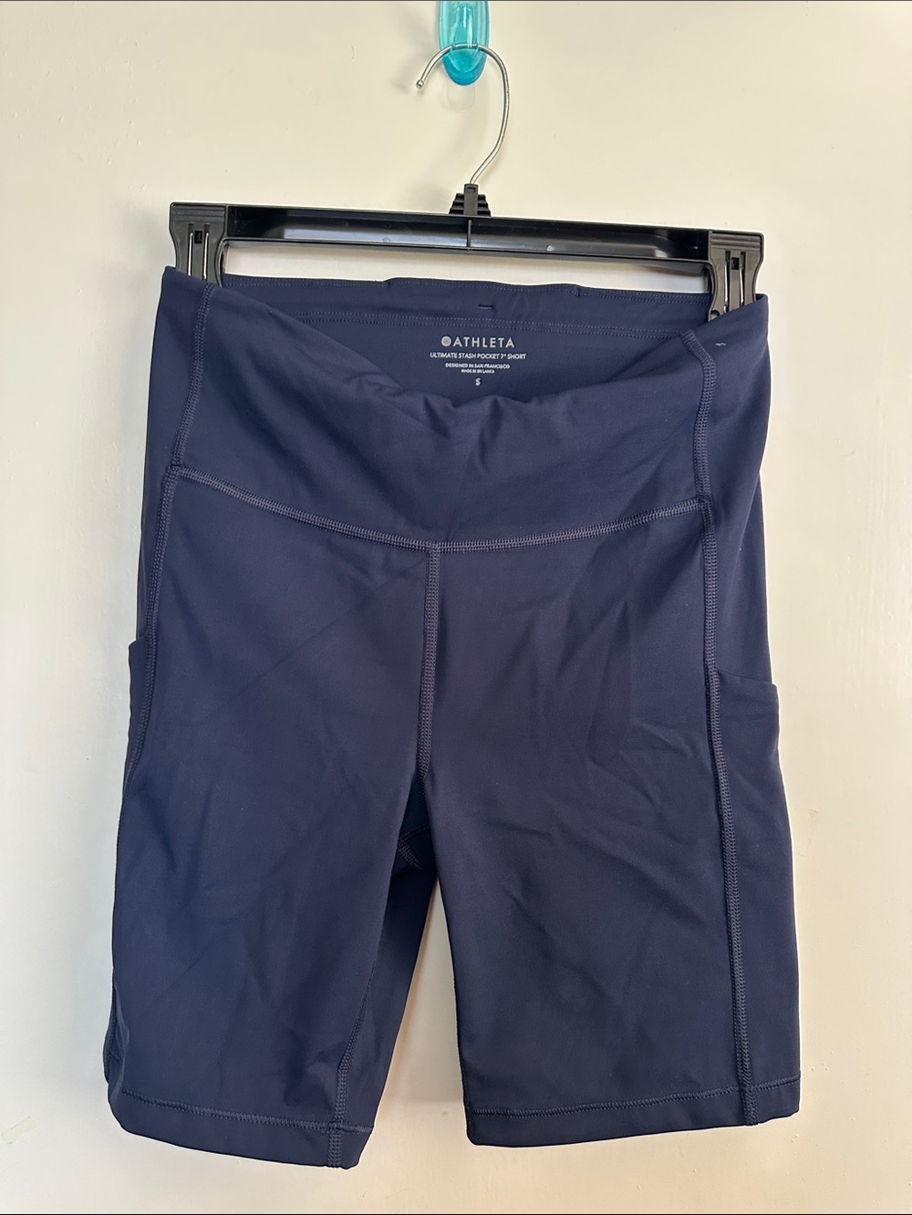 Athleta Navy Blue Athletic Bike Shorts